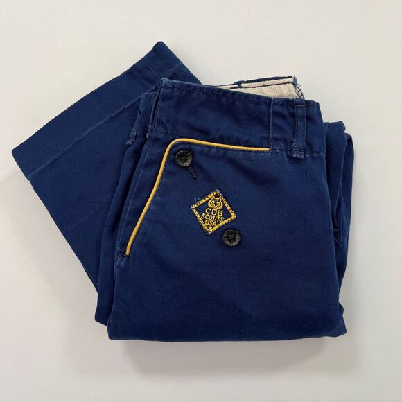 Vintage Cub Scouts BSA Youth Blue & Gold Pants, Cub Scouts Pants,‎ Cub Scout 239 - Picture 1 of 12